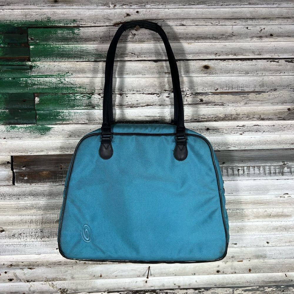 VTG Timbuk2 Teal & Black Bowling Bag Style Two Handled Tote